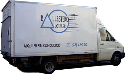 Alquiler MERCEDES SPRINTER CAJA + PLATAFORMA en Barcelona