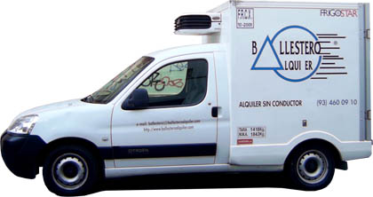 Alquiler CITROEN BERLINGO CAJA EQU.FRIGORIFICO en Barcelona