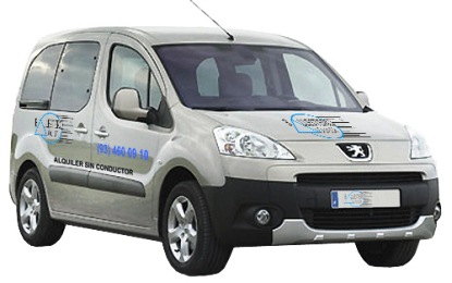 Alquiler PEUGEOT PARTNER HDI 5 PAX en Barcelona